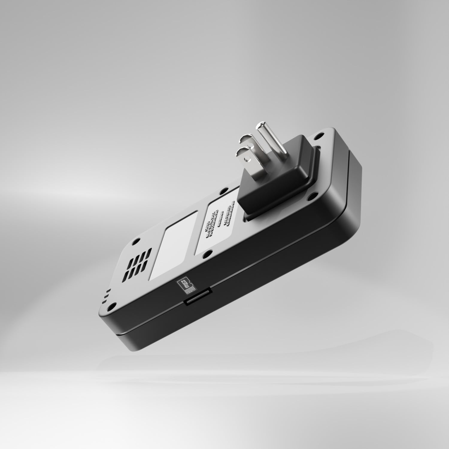 25A Heavy Duty Smart Plug Sockets Outlet with Energy Monitor, Voice Remote Control via WiFi, SD Card Storage, Overload Voltage Protection